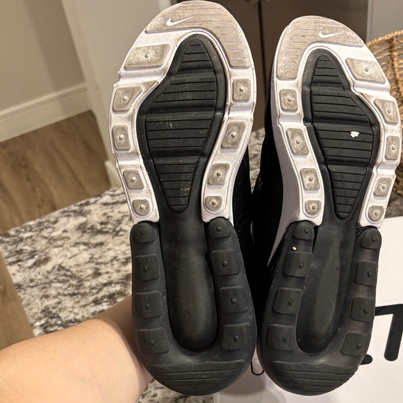 Nike Air Max 270 Black and White Sneakers - Picture 5 of 6